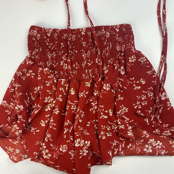 NWT Zaful Off Shoulder Cinched Floral Set - Picture 7 of 13